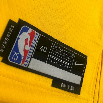 Camisa amarela masculina Anthony Davis – Edição de 75º aniversário