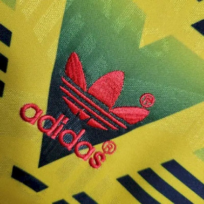 Camisa reserva retrô de mangas compridas do Arsenal 1991/93