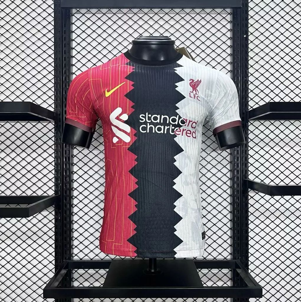 Men's Liverpool 2024/25 Three-color Jersey Player Version