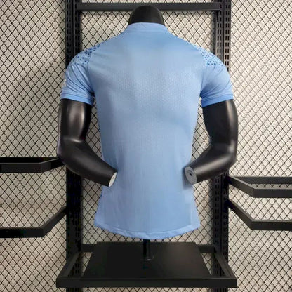 Camisa de treino pré-jogo do Manchester City 2023/24, versão jogador