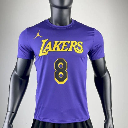 Camiseta masculina roxa do time Kobe Bryant