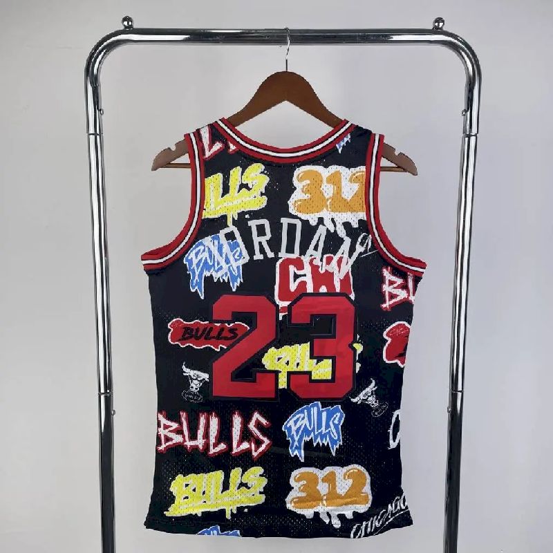 Camisa masculina M&amp;N 1997/98 Michael Jordan retrô