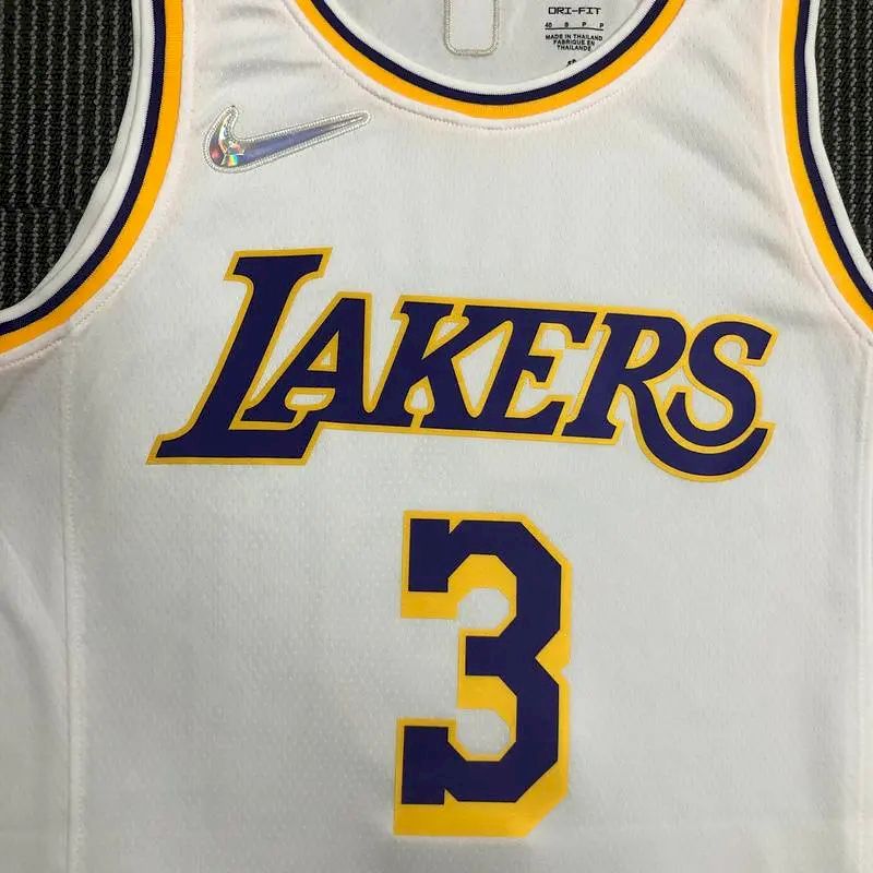 Camisa branca masculina Anthony Davis Team – Edição de 75º aniversário