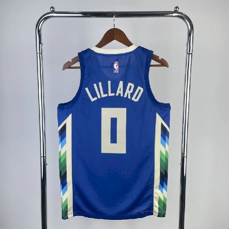 Camisa Damian Lillard Azul Masculina 2023 – Edição City