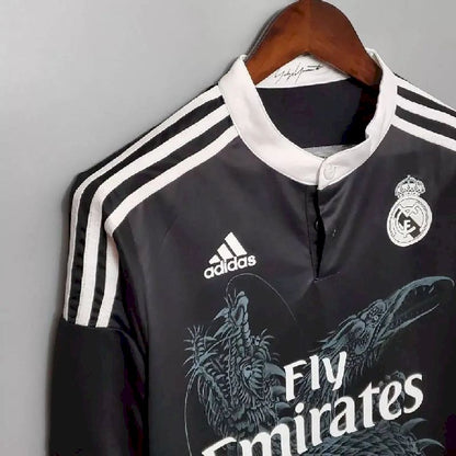 Camisa Retro Manga Longa Real Madrid 2014/15 Third