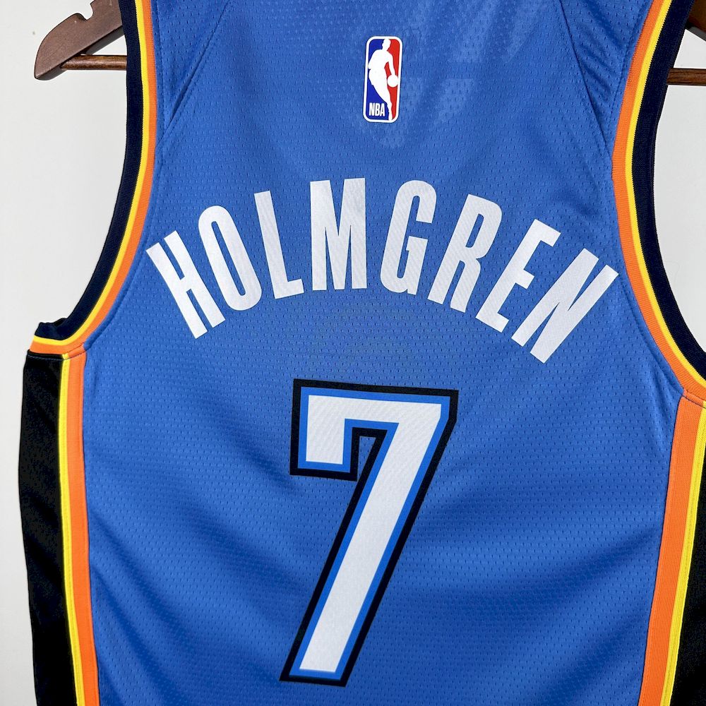 Oklahoma City Thunder 2023/24 Icon Edition Azul HOLMGREN #7
