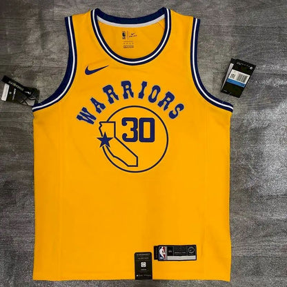 Camisa Masculina Stephen Curry Amarela Versão Jogador – Edição Clássica