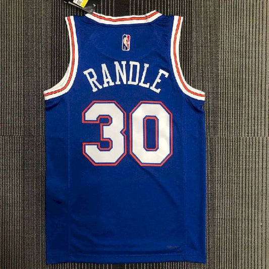 Men’s Julius Randle Blue Team Jersey – Statement Edition