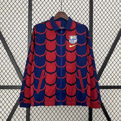 Corta-vento dupla face Barcelona 2024-25