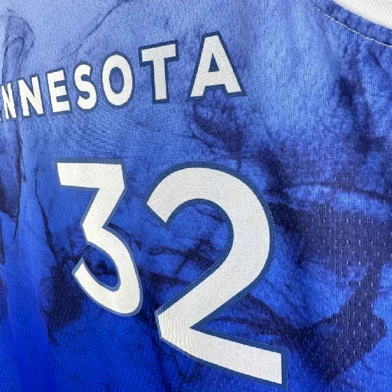 Camisa azul masculina Karl-Anthony Towns 2024 – Edição City