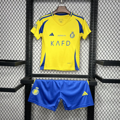 Al-Nassr FC 2024/25 Home Kids Kit