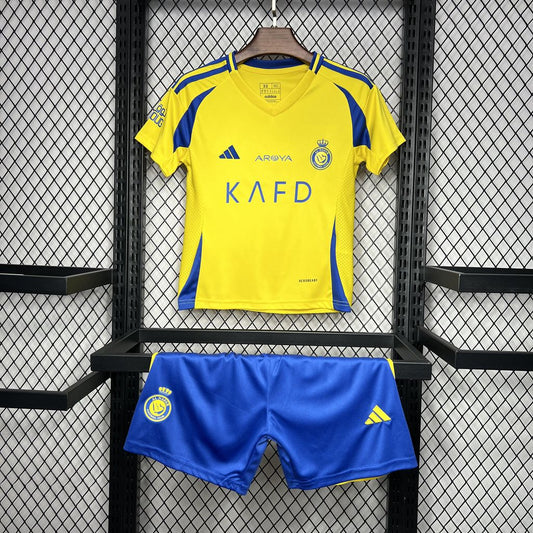 Al-Nassr FC 2024/25 Home Kids Kit