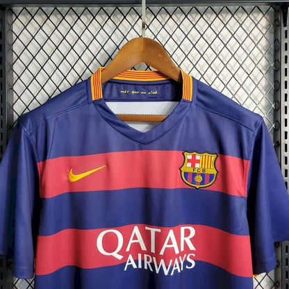Camisa retrô principal do Barcelona 2015/16
