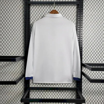 Camisa retrô de mangas compridas do Real Madrid 2016/17