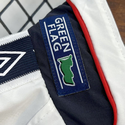 Jaqueta branca Umbro Track da Inglaterra 1998-99