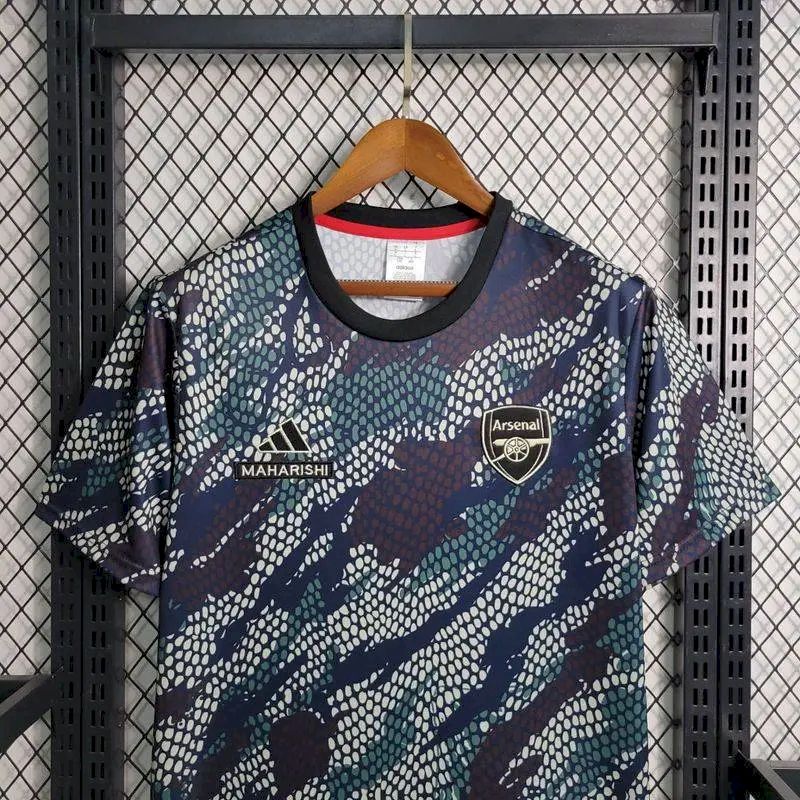 Camisa Maharishi do Arsenal 2023/24 (Mucoca / Preta)