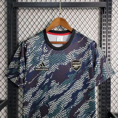 Camisa Maharishi do Arsenal 2023/24 (Mucoca / Preta)