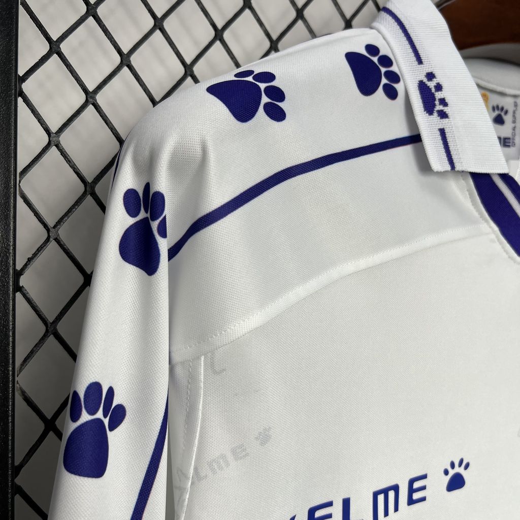 Camisa retrô manga comprida do Real Madrid 1994/96