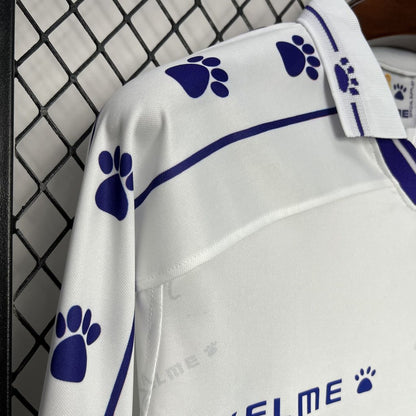 Camisa retrô manga comprida do Real Madrid 1994/96