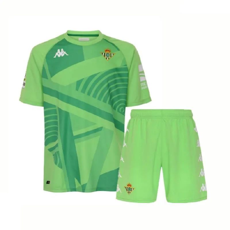 Kit de goleiro infantil do Real Betis 2021/22