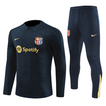 Suéter adulto Barcelona 2024/25 com zíper e calça 14001