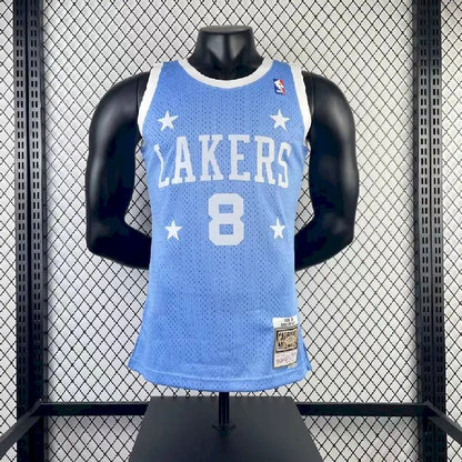 Camisa masculina M&amp;N Kobe Bryant azul retrô 2004/05