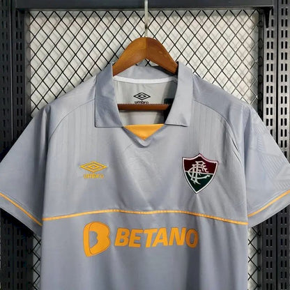 Camisa Treino Pré-Jogo do Fluminense 2023/24 Cinza