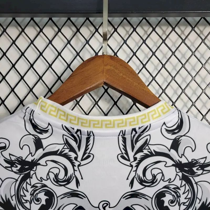Men's Italy 2023/24 Versace Co-Branded Edition Jersey White