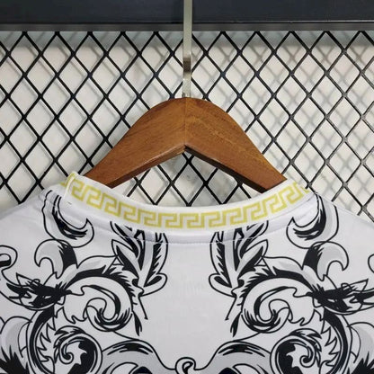 Men's Italy 2023/24 Versace Co-Branded Edition Jersey White