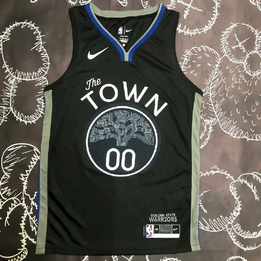Camisa preta masculina Jonathan Kuminga Team
