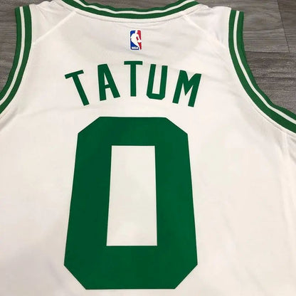 Camisa Jayson Tatum branca masculina versão jogador - edição associação