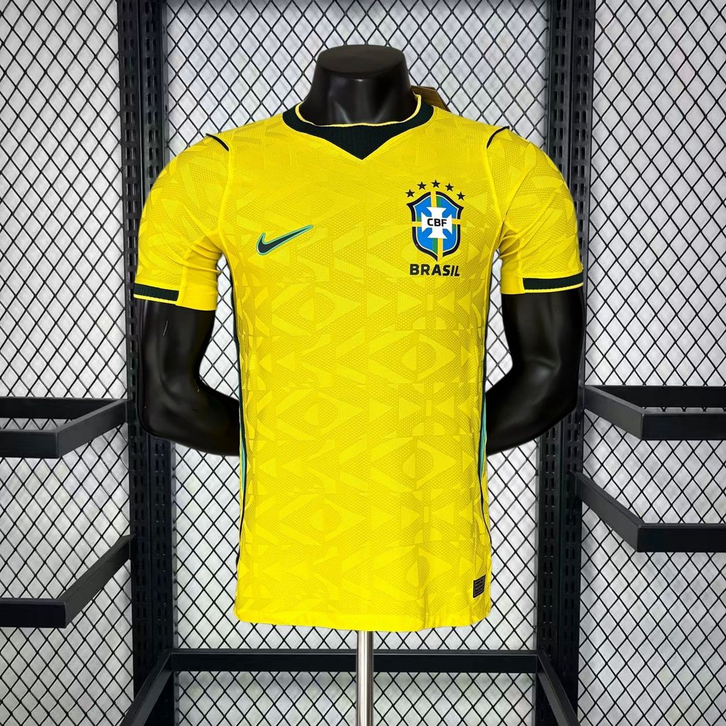 Men's Brazil 2026 World Cup Home Jersey Player Version