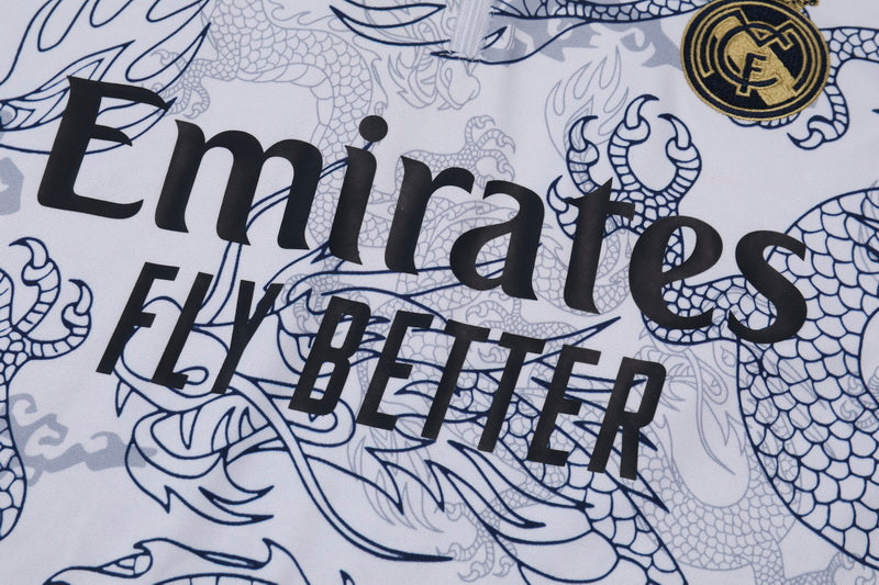 Suéter e calça adulto com zíper médio Real Madrid 2023/24 902