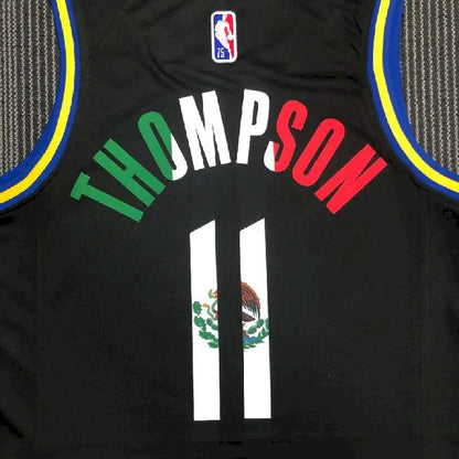 Camisa preta masculina Klay Thompson Team – Edição City