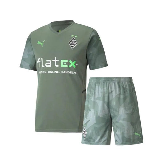 Borussia Monchengladbach 2021/22 Away Kids Kit