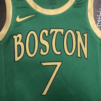 Men’s Jaylen Brown Green Team Jersey – City Edition