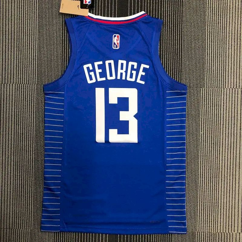 Camisa Paul George Azul Masculina – Edição de 75º Aniversário