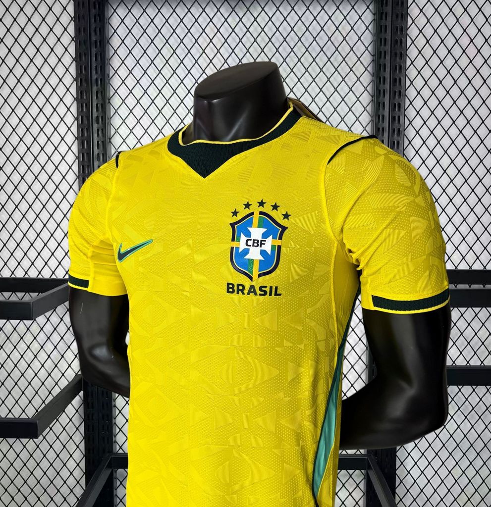 Men's Brazil 2026 World Cup Home Jersey Player Version