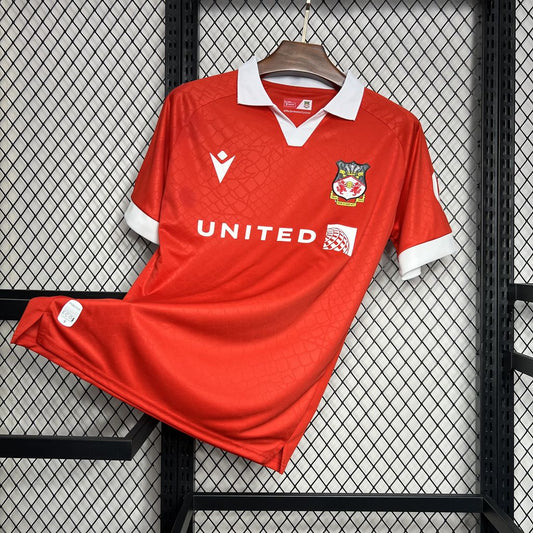 Camisa titular do Wrexham 2024/25