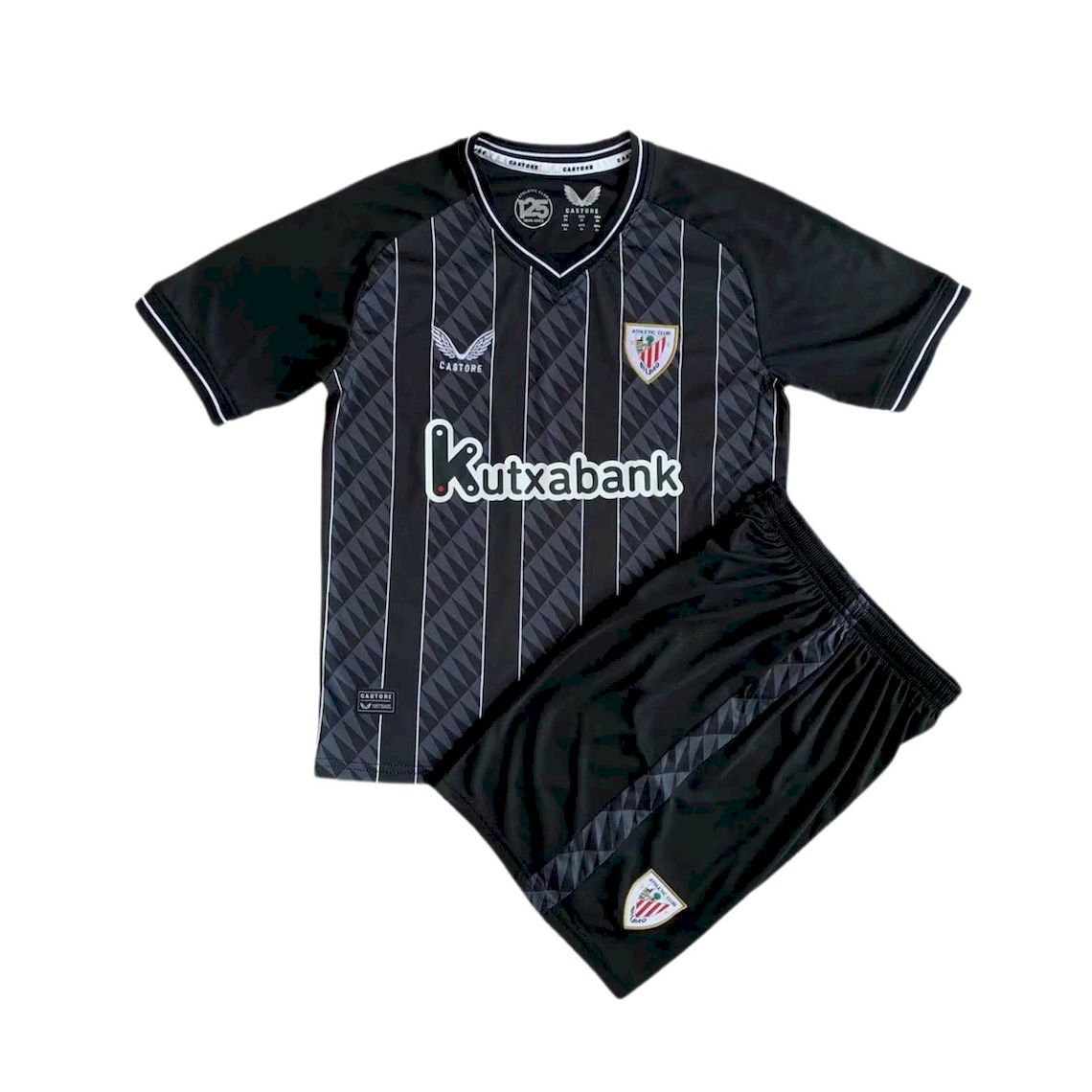 Kit de goleiro infantil do Athletic Bilbao 2024/25