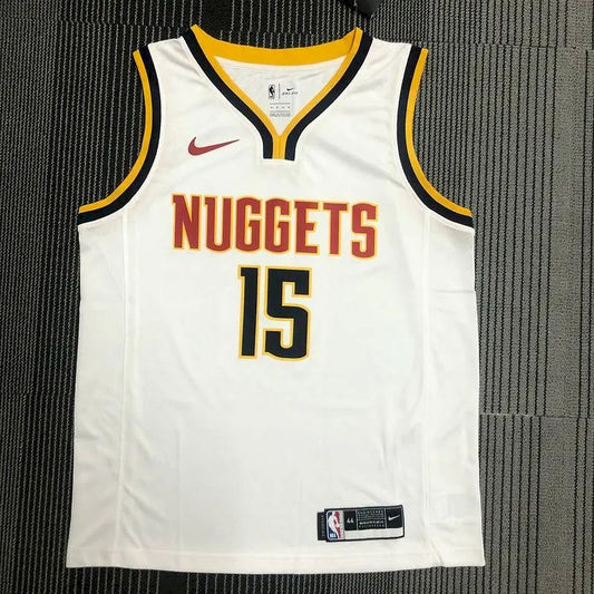Men’s Nikola Jokic White Swingman Player Version Jersey – Association Edition