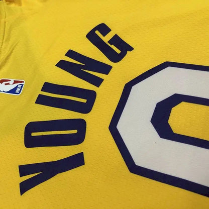 Camisa Nick Young Yellow City Edition Masculina Versão Jogador