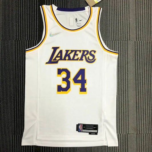 Camisa Masculina Shaquille O'Neal Branca – Edição de 75º Aniversário