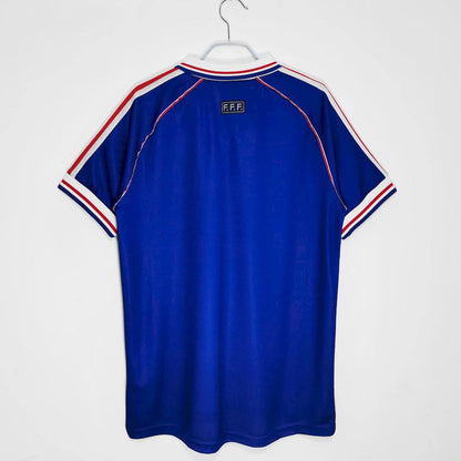 Camisa retrô da França para a Copa do Mundo de 1998