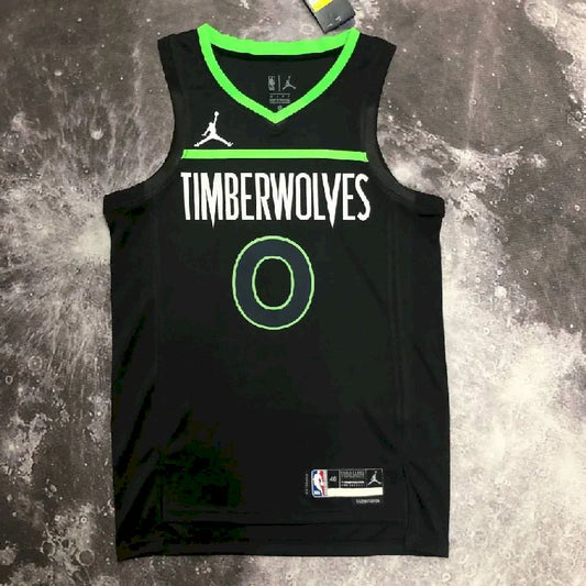 Camisa preta masculina D'Angelo Russell Team – Edição Statement