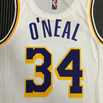Camisa Masculina Shaquille O'Neal Branca – Edição de 75º Aniversário