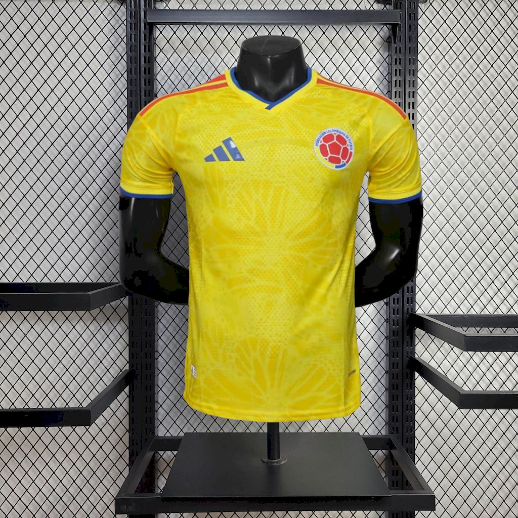 Men's Colombia 2025/26 Home Jersey Player Version