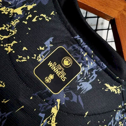 Camisa Manchester City 2023/24 Edição Especial Preta e Dourada