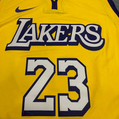 Camisa LeBron James Yellow City Edition Masculina Versão Jogador