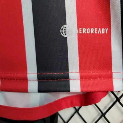 Uniforme reserva infantil do São Paulo 2023/24